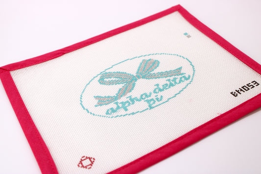 Alpha Delta Pi Needlepoint Ornament Canvas
