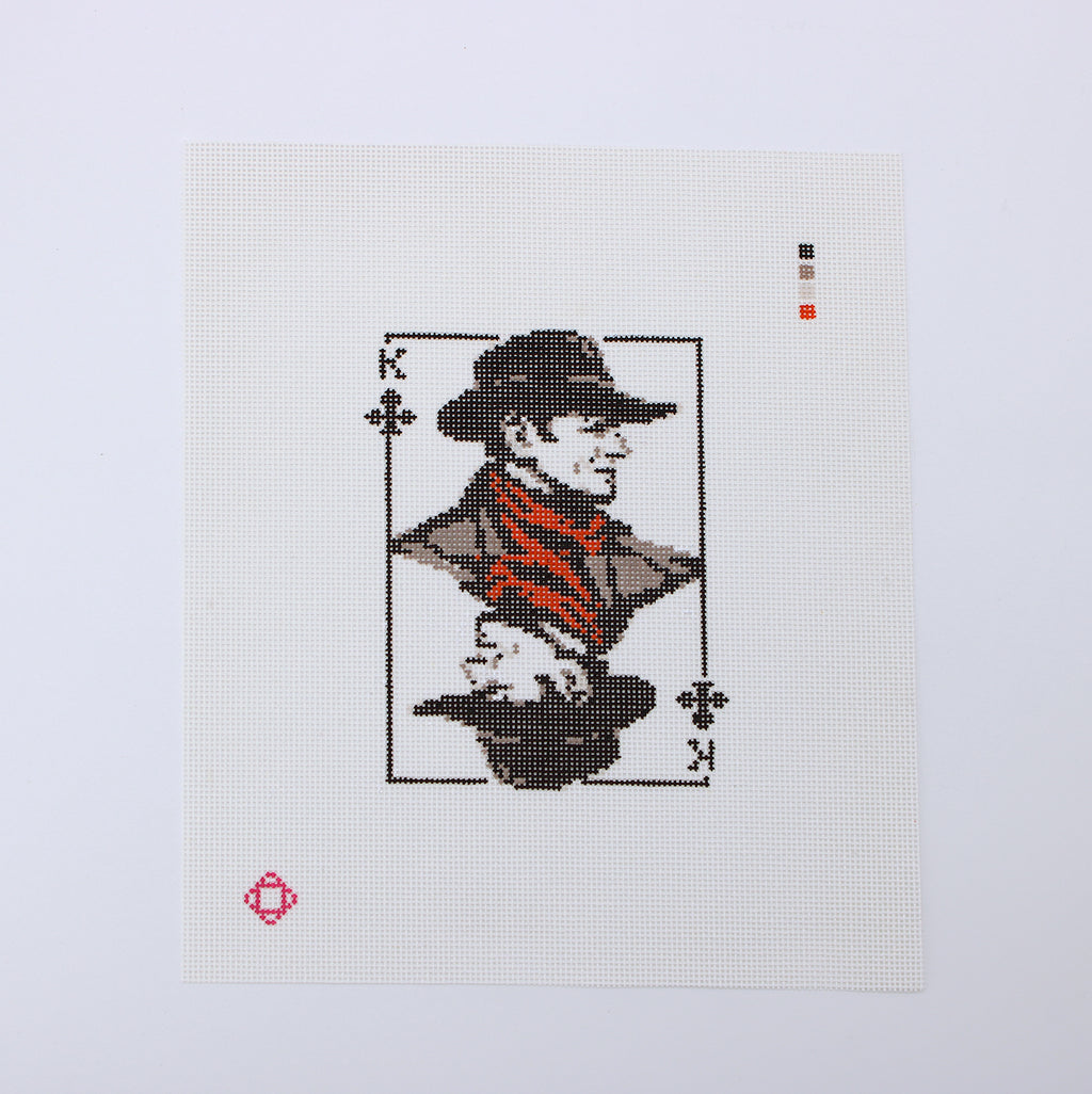 John Wayne Movie Card Needlepoint Canvas