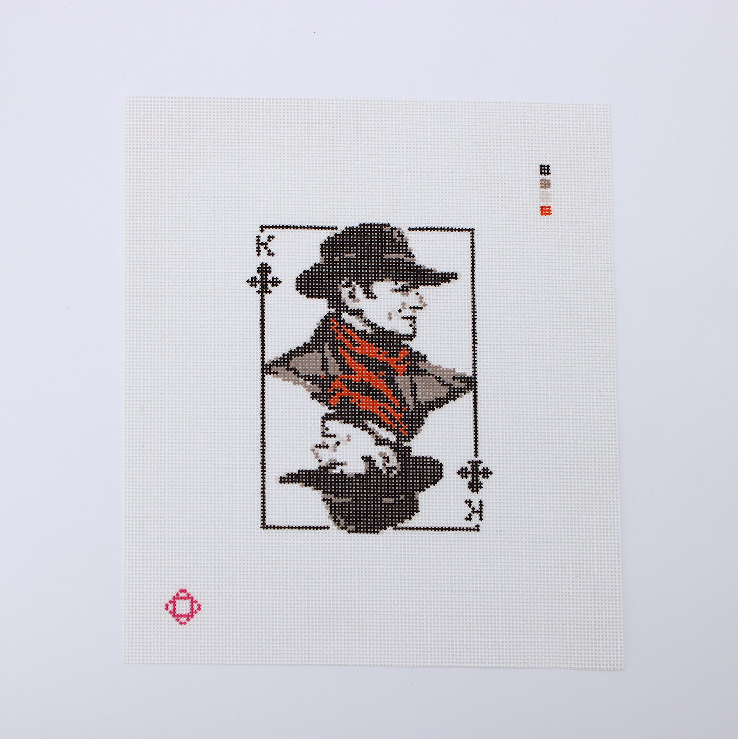 John Wayne Movie Card Needlepoint Canvas