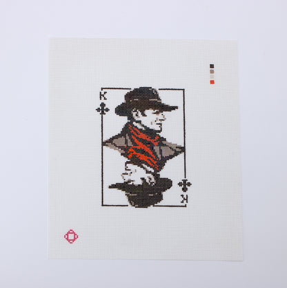 John Wayne Movie Card Needlepoint Canvas