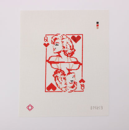 Marilyn Monroe Movie Card Needlepoint Canvas