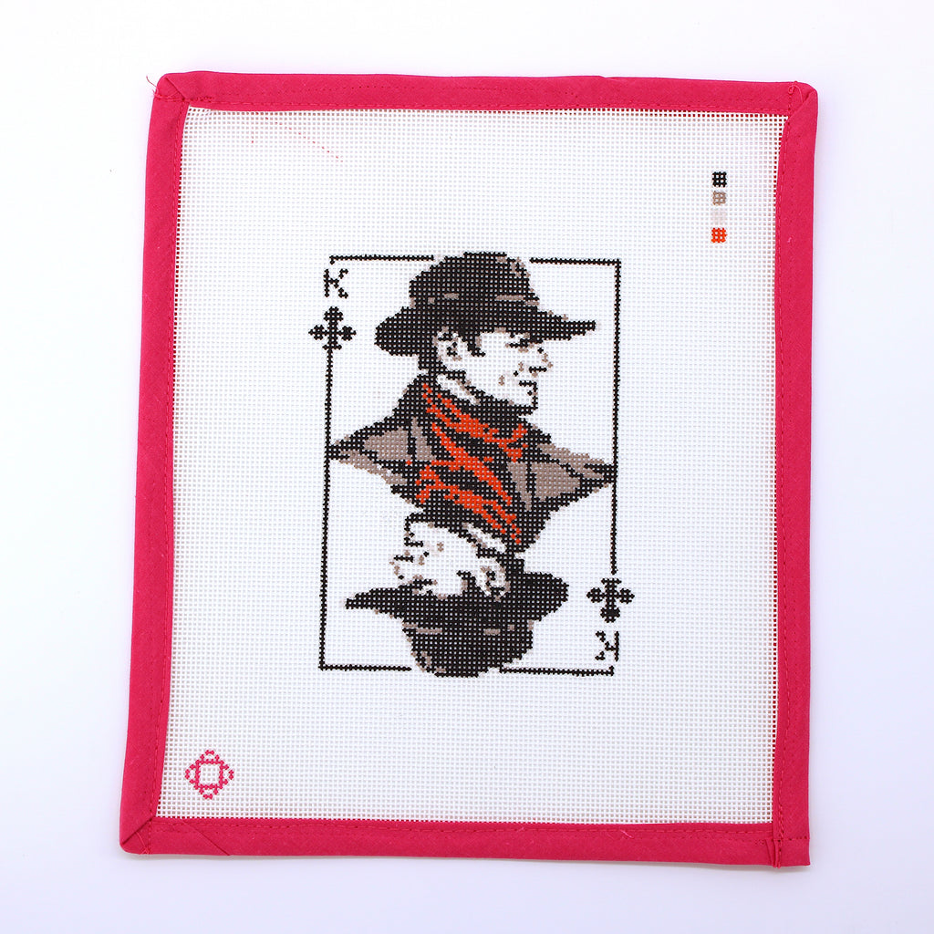 John Wayne Movie Card Needlepoint Canvas