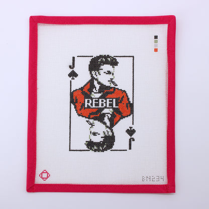 James Dean Movie Card Needlepoint Canvas