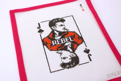 James Dean Movie Card Needlepoint Canvas