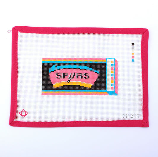 Spurs Matchbox Needlepoint Canvas