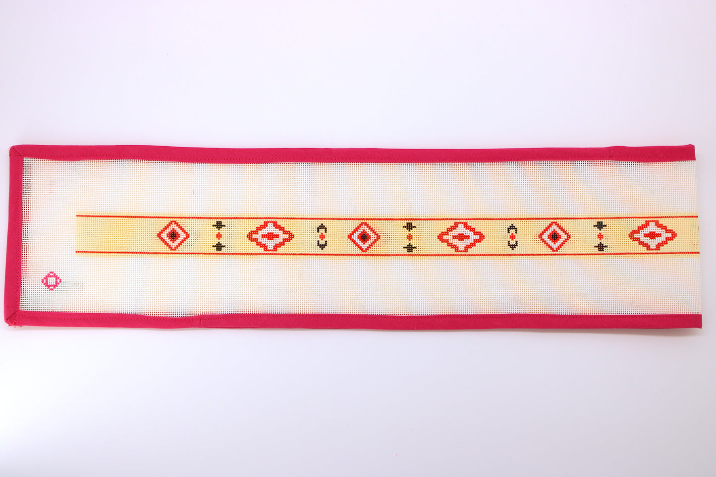 Red Southwestern Belt Needlepoint Canvas