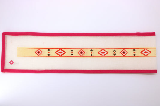 Red Southwestern Belt Needlepoint Canvas