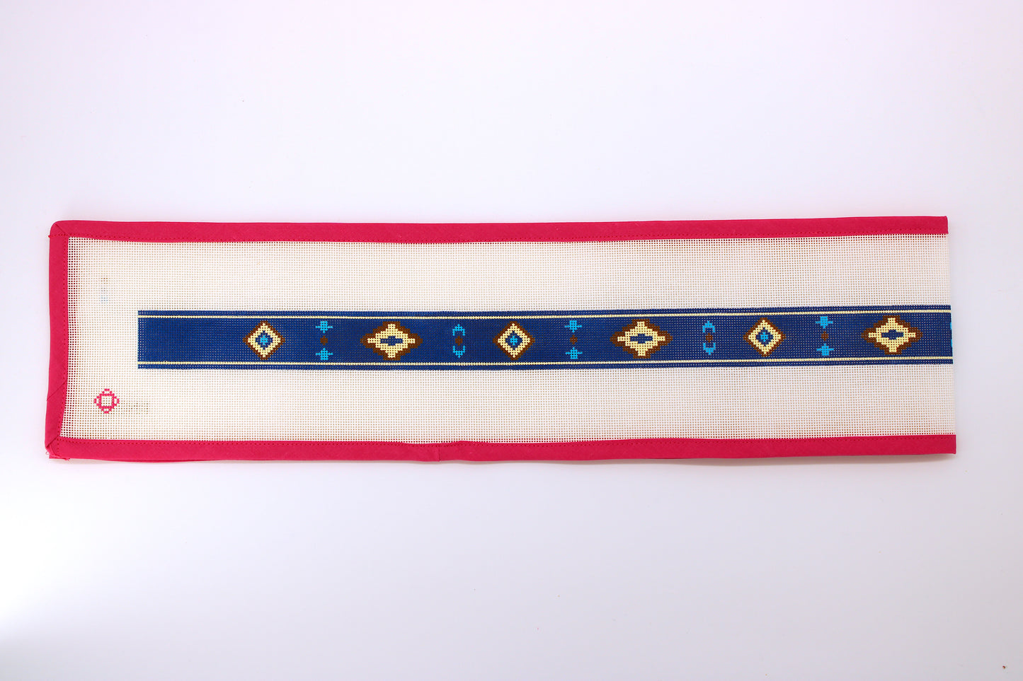 Blue Southwestern Belt Needlepoint Canvas