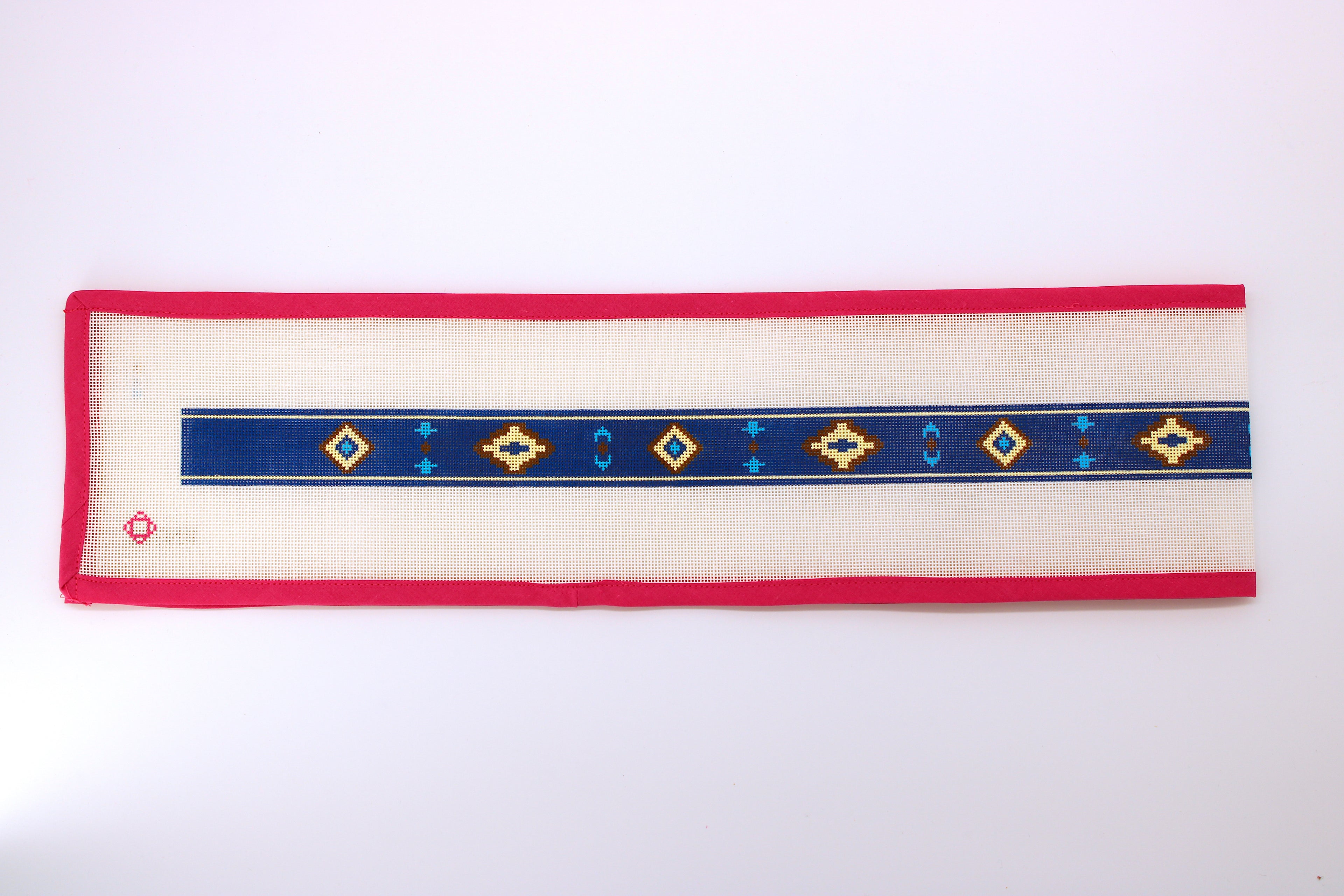 Blue Southwestern Belt Needlepoint Canvas