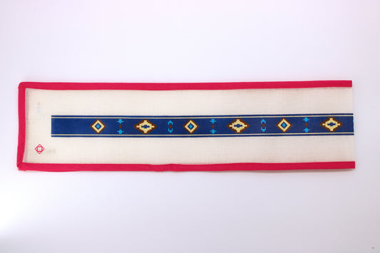 Blue Southwestern Belt Needlepoint Canvas