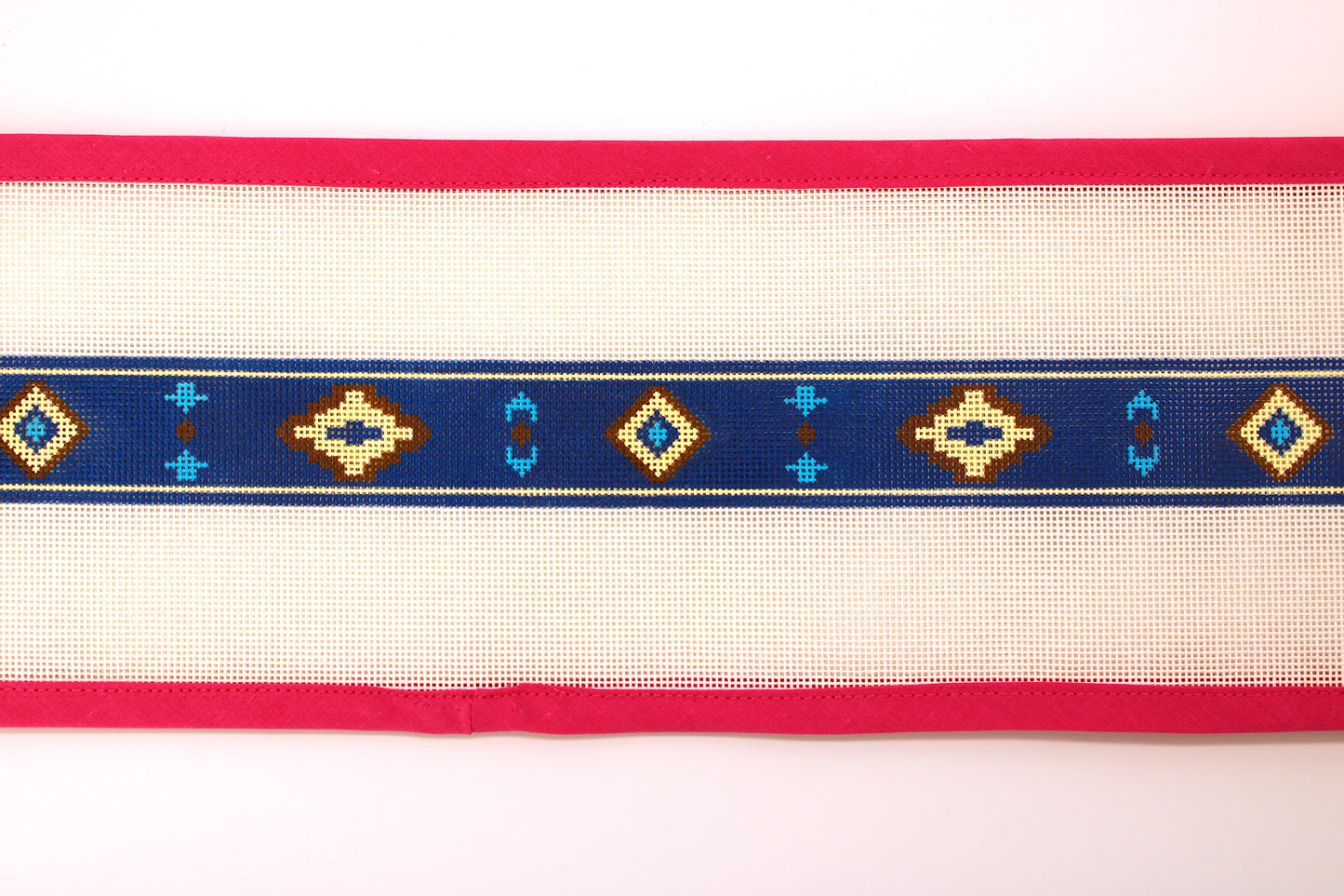 Blue Southwestern Belt Needlepoint Canvas