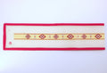 Maroon Southwestern Belt Needlepoint Canvas