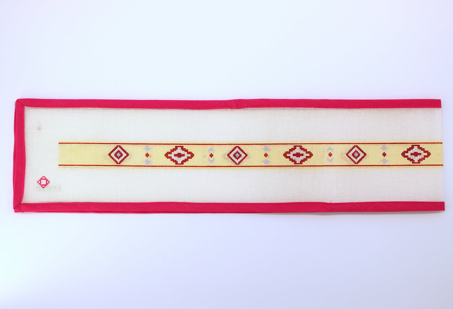 Maroon Southwestern Belt Needlepoint Canvas