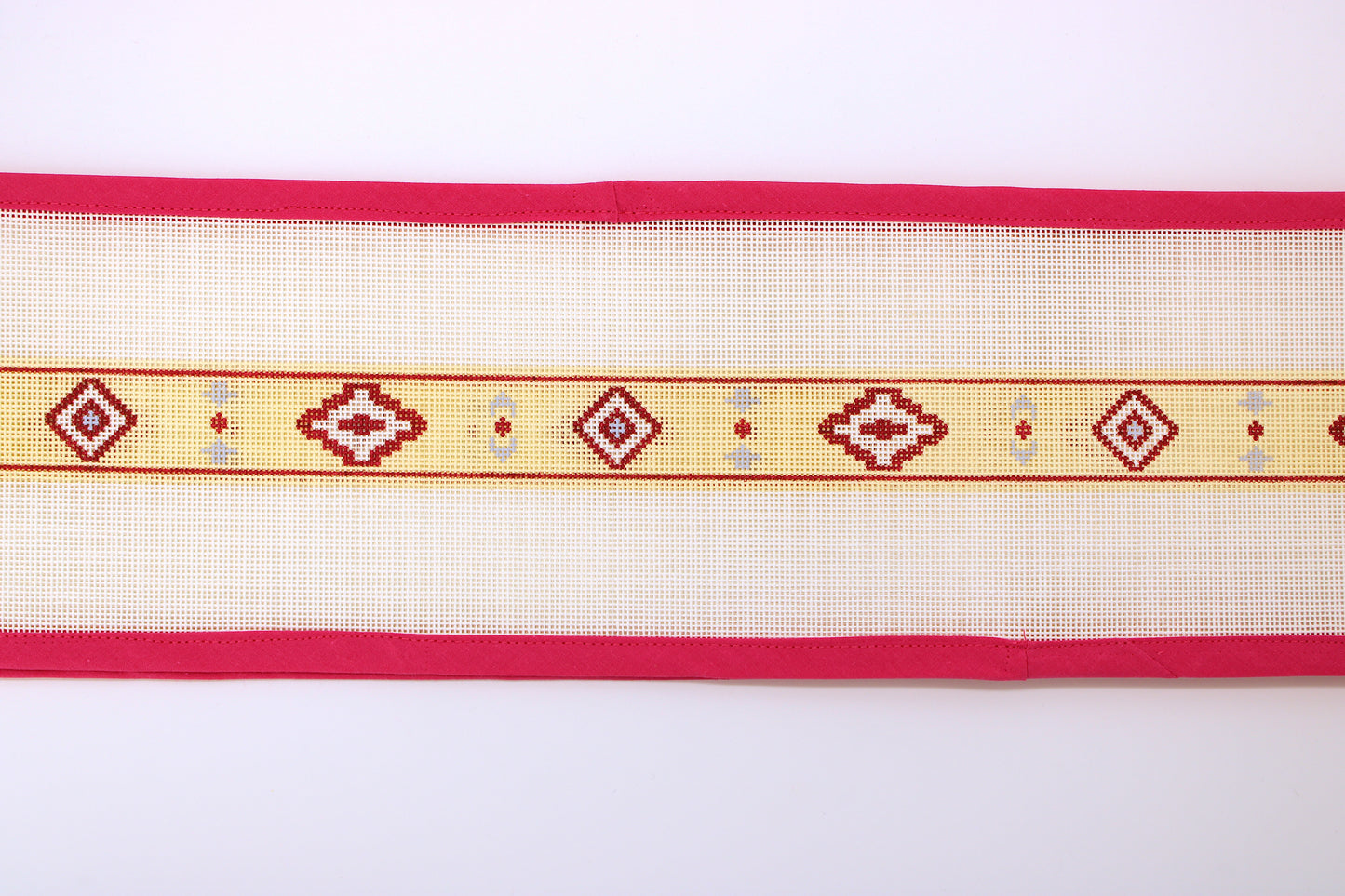 Maroon Southwestern Belt Needlepoint Canvas