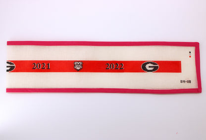 UGA National Championship Belt (Natty Belt) Needlepoint Canvas