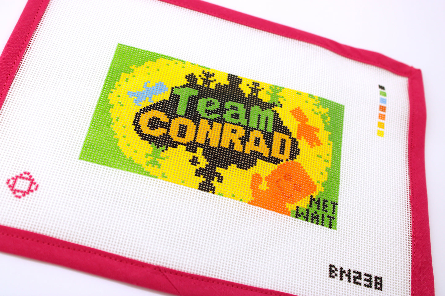 Team Conrad Needlepoint Canvas