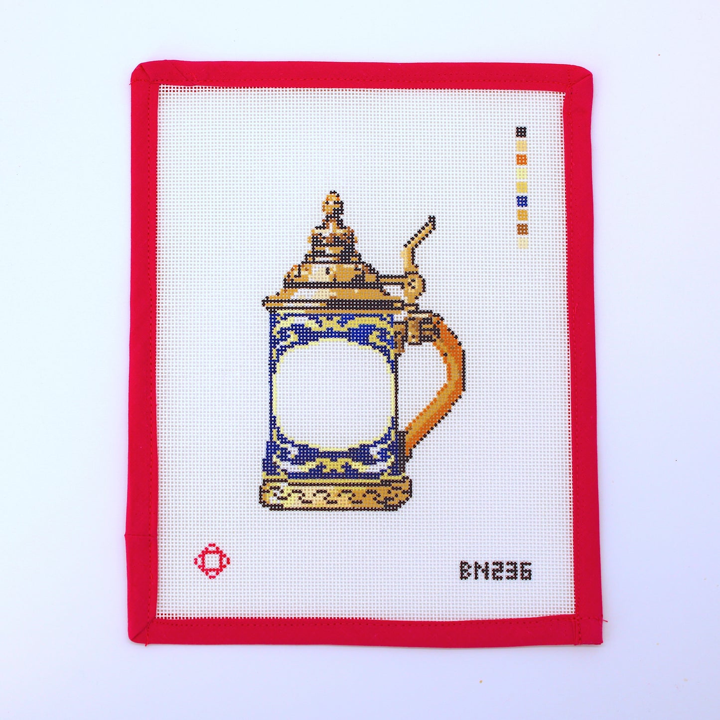 German Beer Stein Needlepoint Canvas
