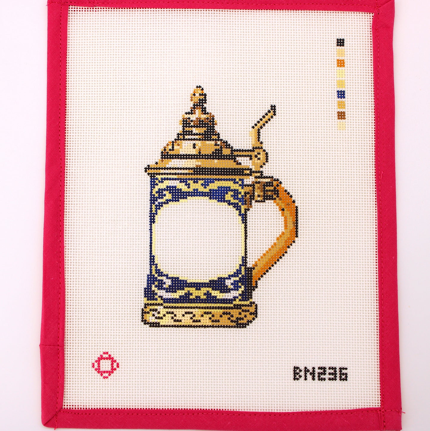German Beer Stein Needlepoint Canvas
