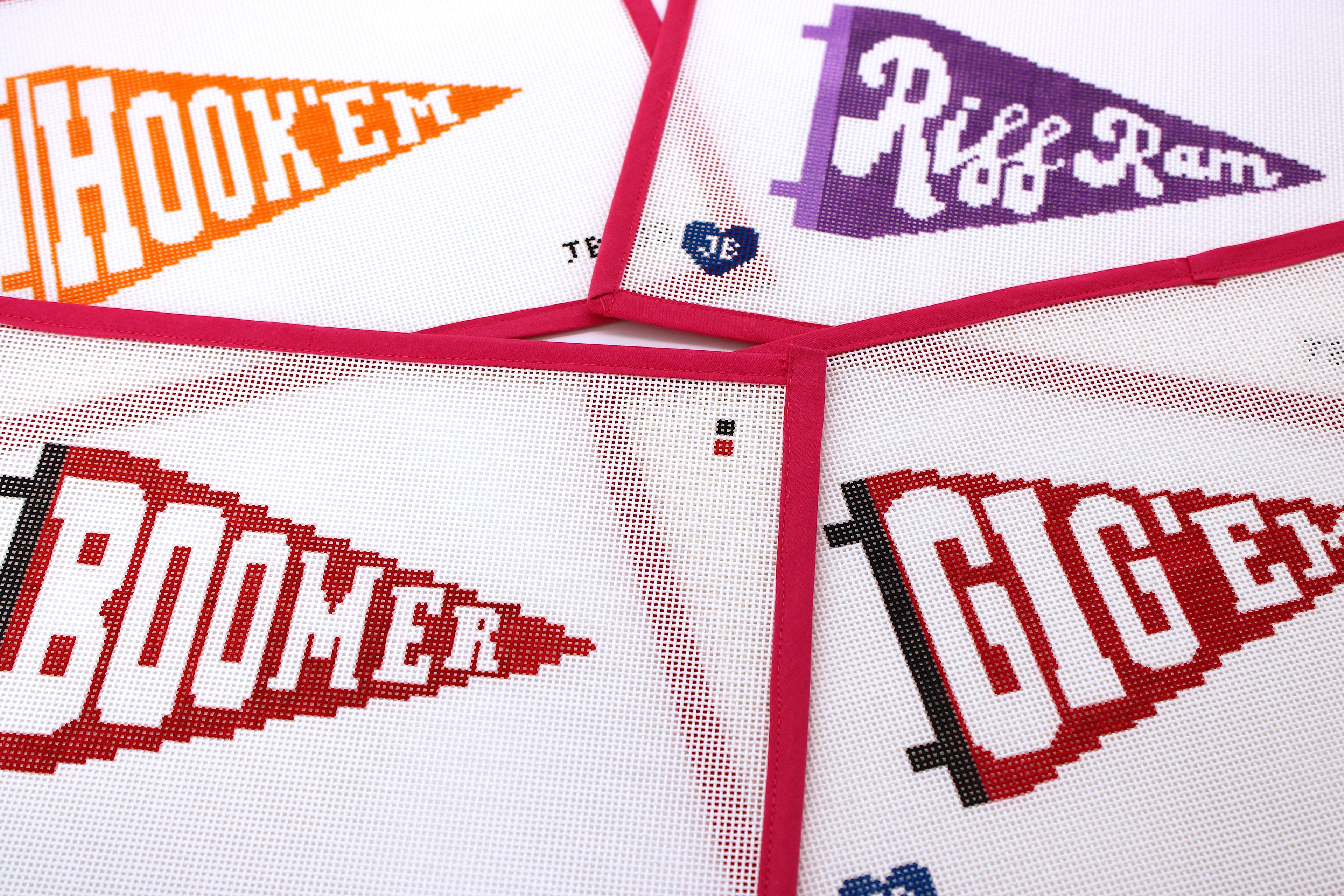 Boomer Pennant Pennant Needlepoint Canvas (Jocelyn Bezner Designs)
