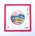 Port Aransas Travel Round Needlepoint Canvas