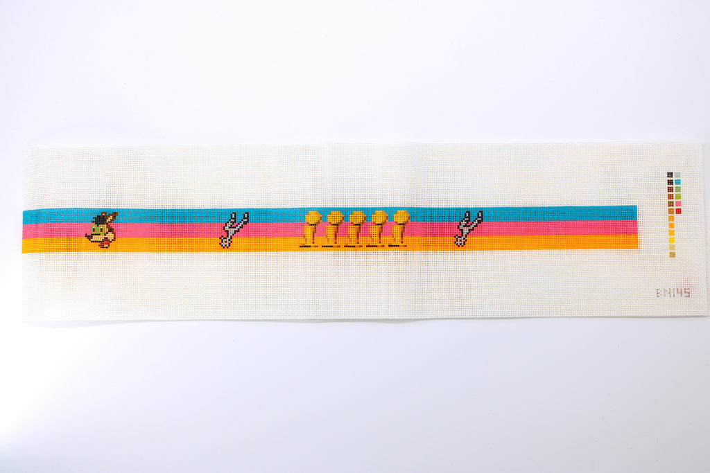Fiesta Spurs Championship Belt Needlepoint Canvas