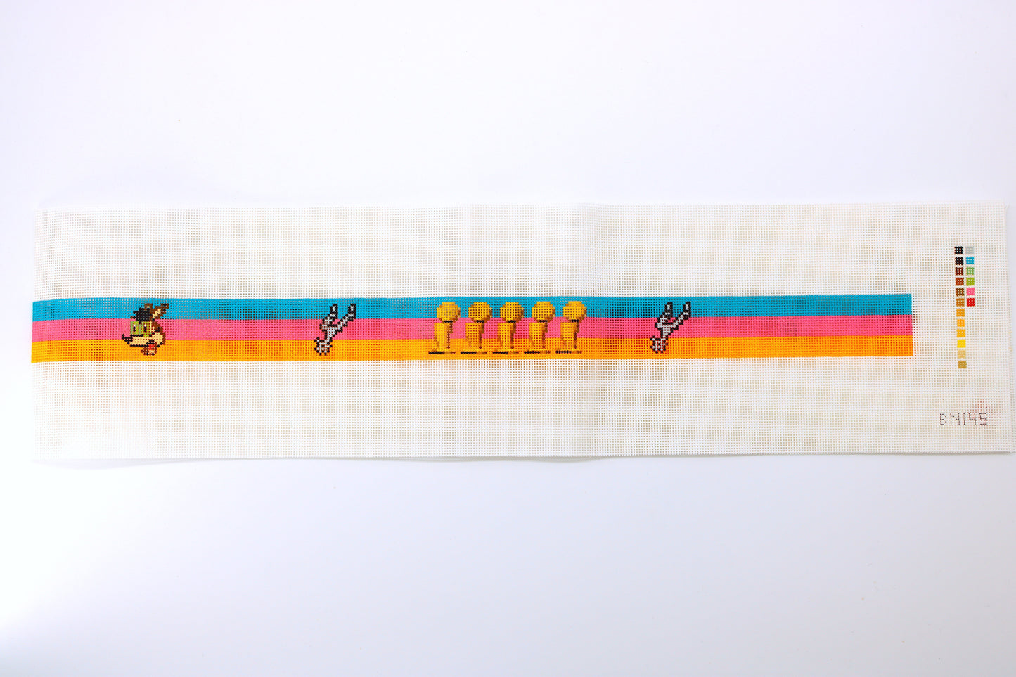 Fiesta Spurs Championship Belt Needlepoint Canvas