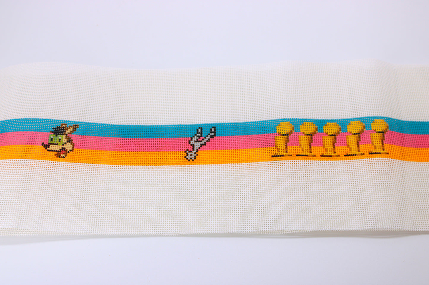 Fiesta Spurs Championship Belt Needlepoint Canvas