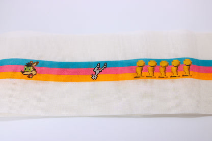 Fiesta Spurs Championship Belt Needlepoint Canvas