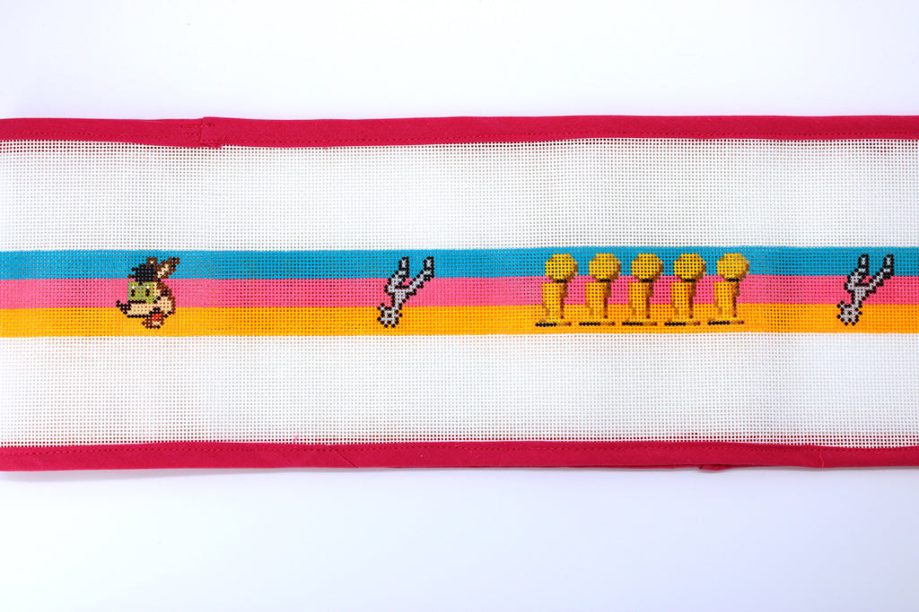 Fiesta Spurs Championship Belt Needlepoint Canvas