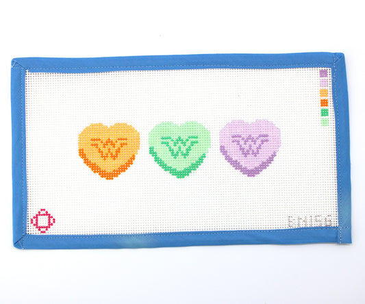 Waldemar Tribes Valentine Hearts Needlepoint Canvas