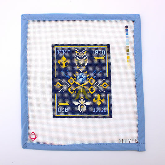 KKG Kappa Playing Card Needlepoint Canvas