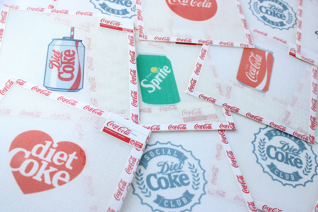Coca-Cola® Can Needlepoint Canvas | Licensed Coca-Cola® Product (Mary Kathryn Designs)