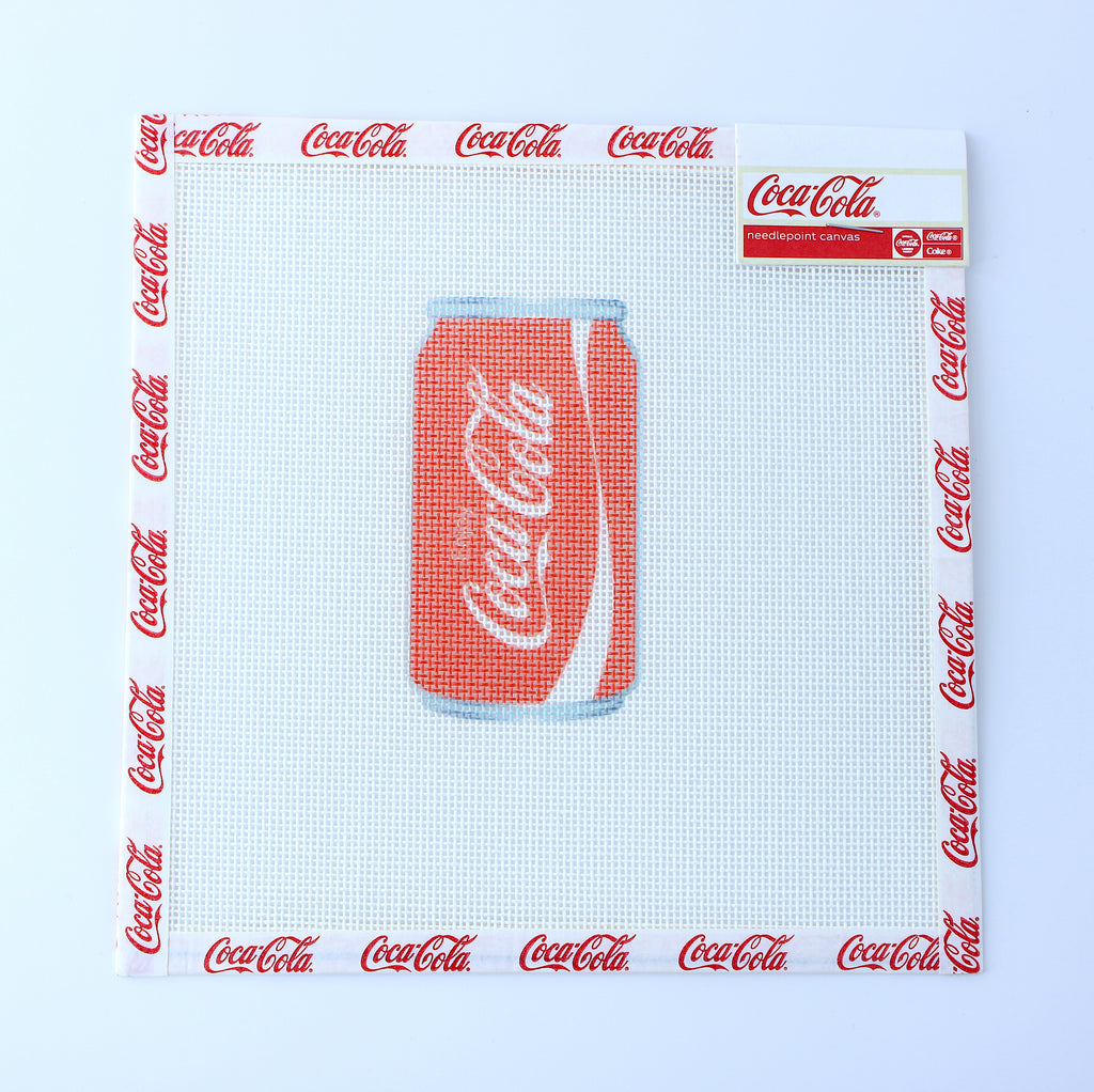 Coca-Cola® Can Needlepoint Canvas | Licensed Coca-Cola® Product (Mary Kathryn Designs)