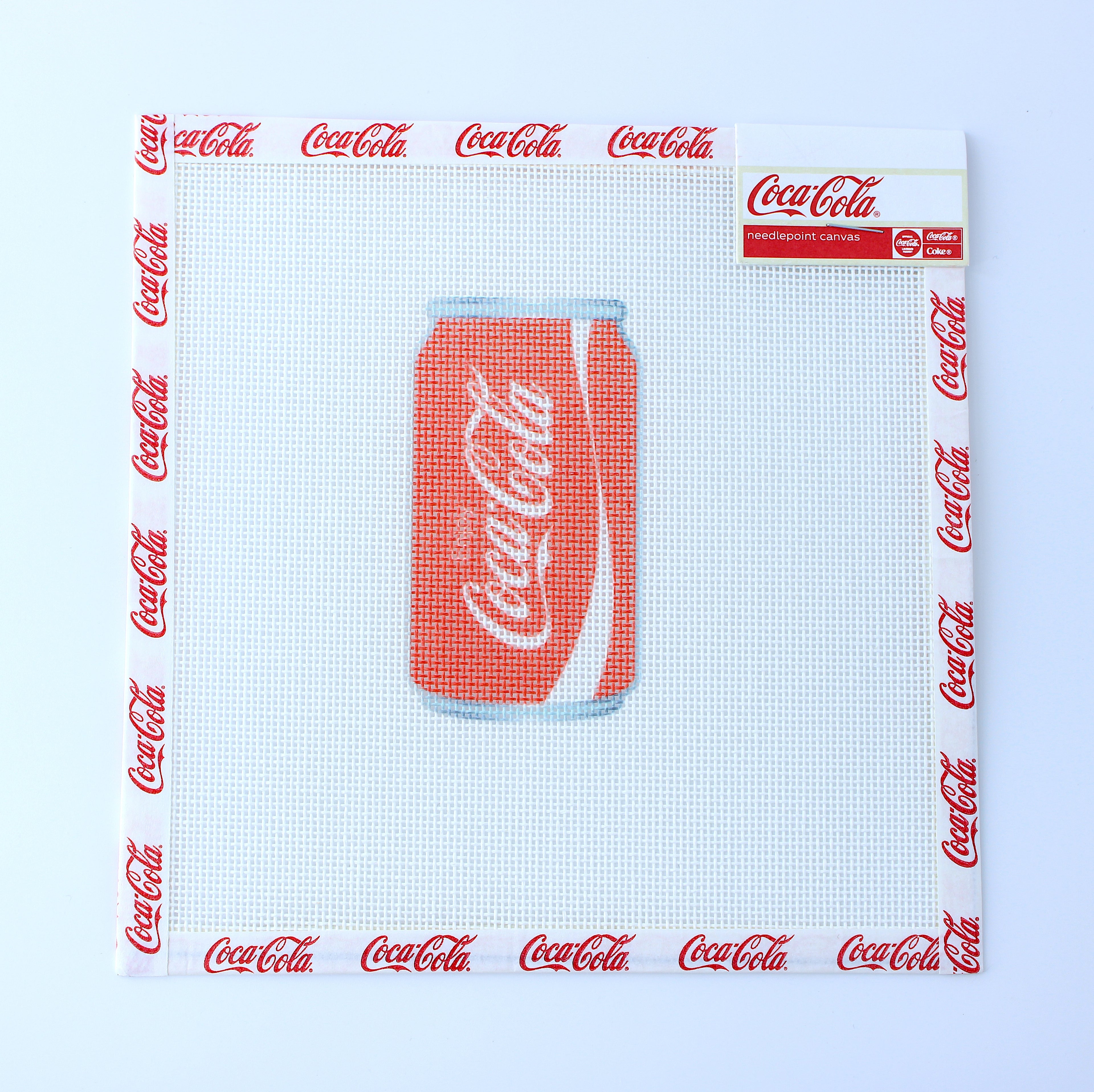 Coca-Cola® Can Needlepoint Canvas | Licensed Coca-Cola® Product (Mary Kathryn Designs)