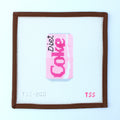 Pink Diet Coke Needlepoint Canvas (The Sassy Stitcher)