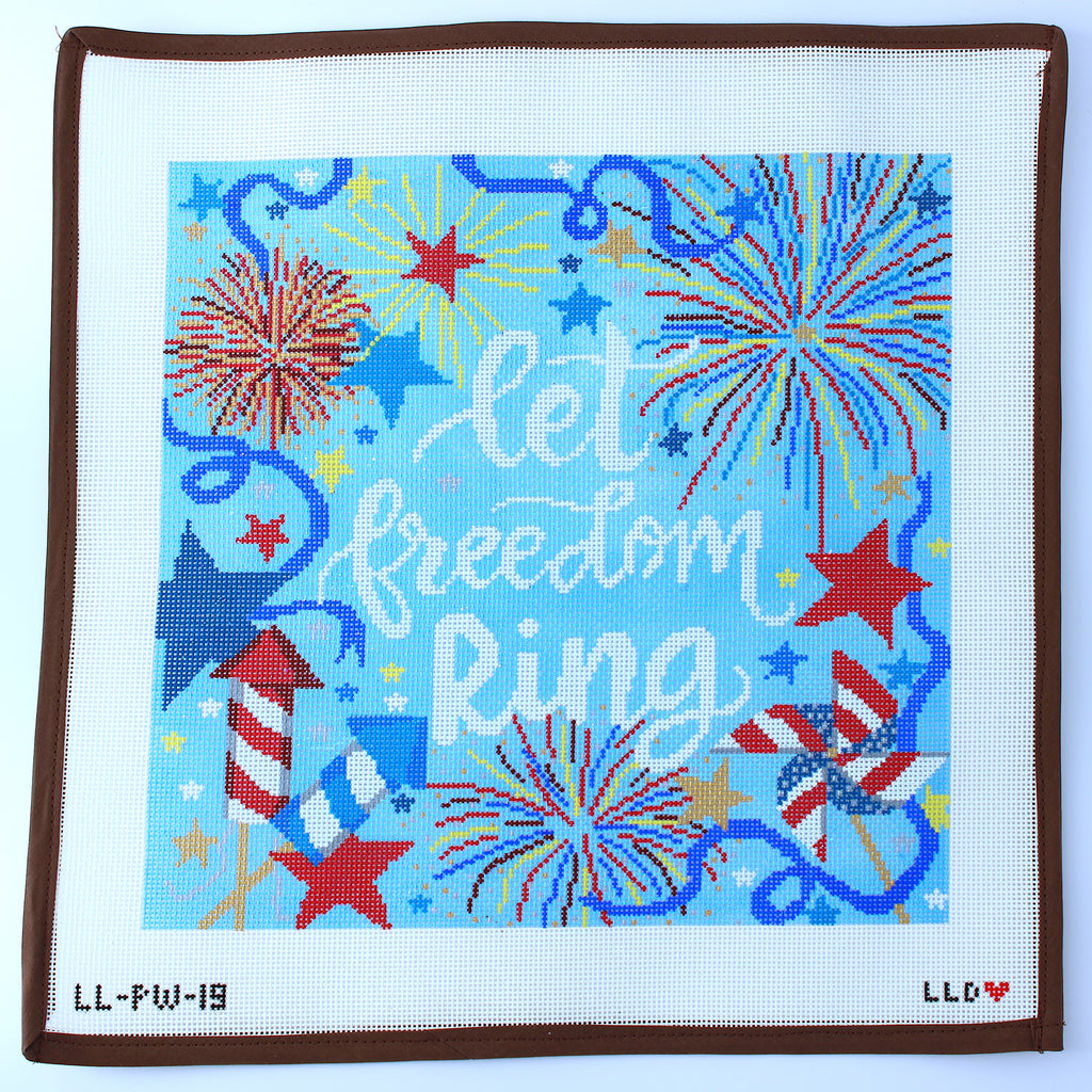 Let Freedom Ring Pillow (LauraLoves Designs)