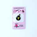 F-Bomb Enamel Needle Minder (Snarky Crafter Designs)