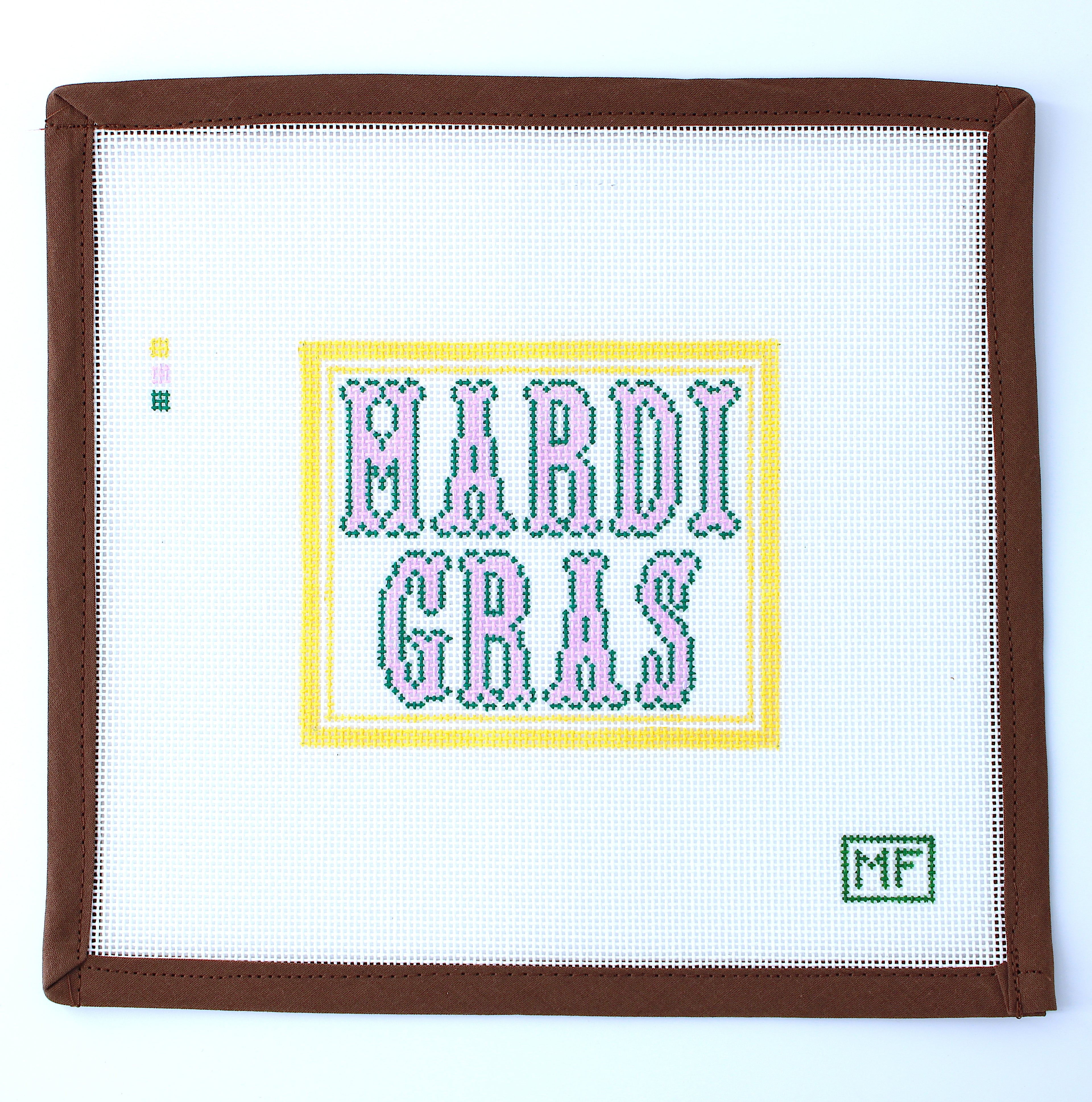 Mardi Gras - Pastel (M F Needlepoint)
