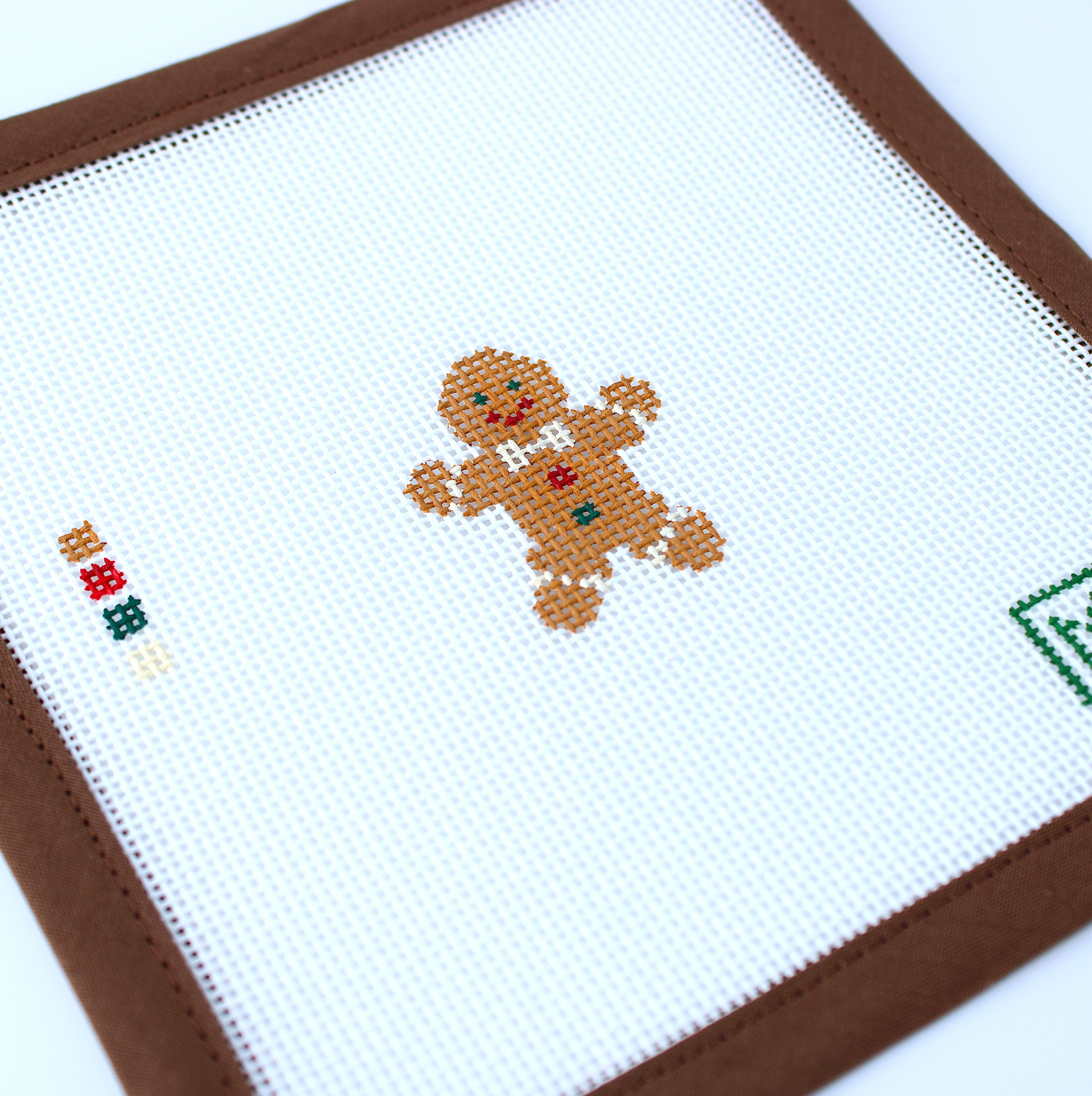 Gingerbread Man Mini (M F Needlepoint)
