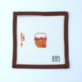 Lightship Basket with Apples Mini (M F Needlepoint)