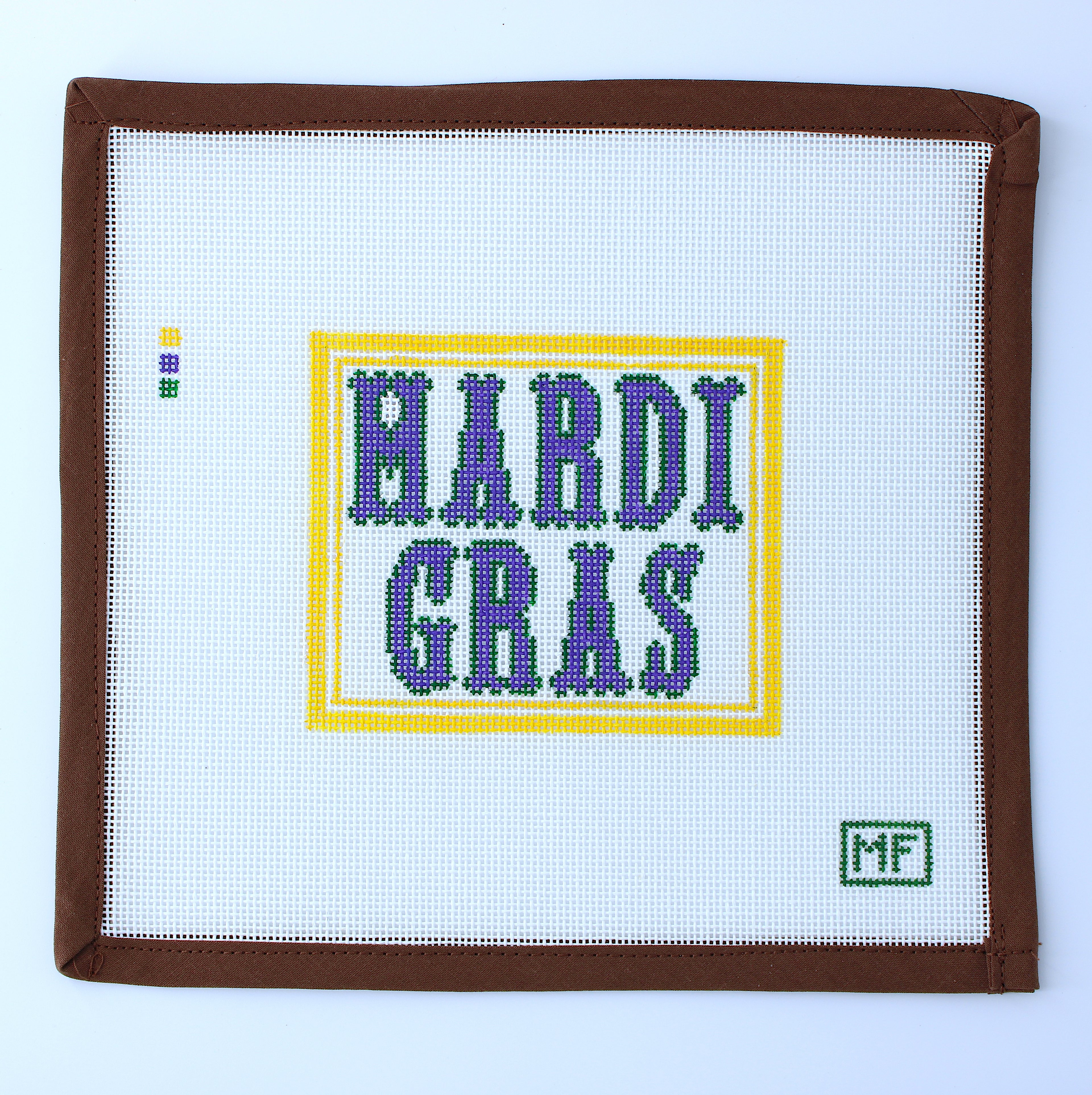 Mardi Gras - Brights (M F Needlepoint)