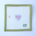 XO Heart Mini (M F Needlepoint)