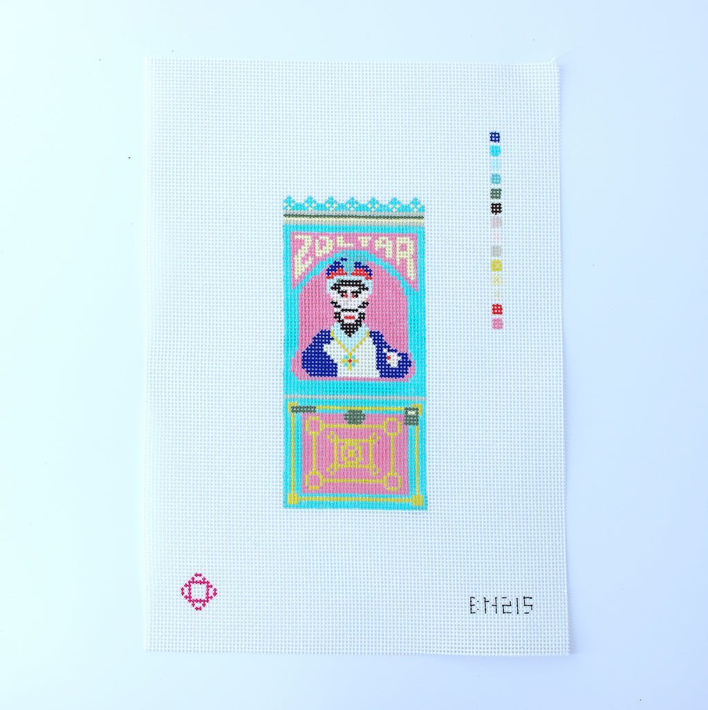 Zoltar Booth Ornament Needlepoint Canvas