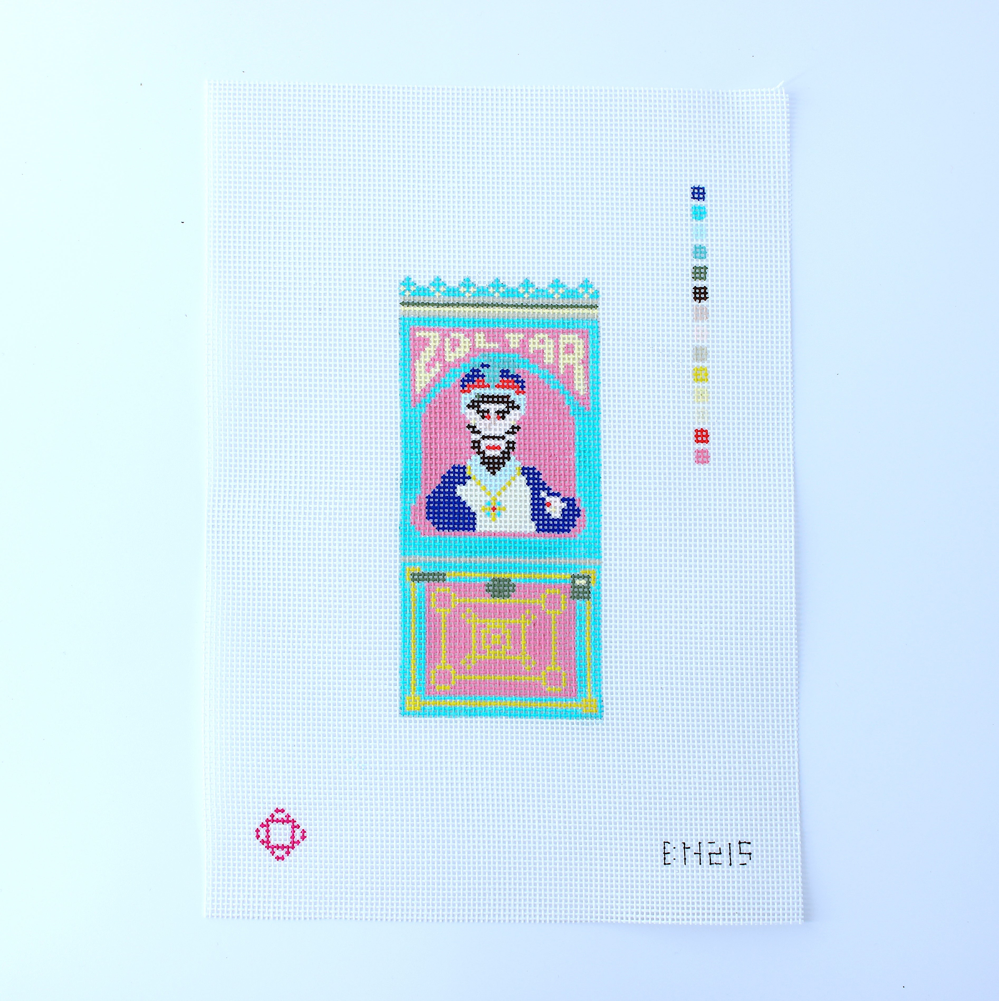 Zoltar Booth Ornament Needlepoint Canvas