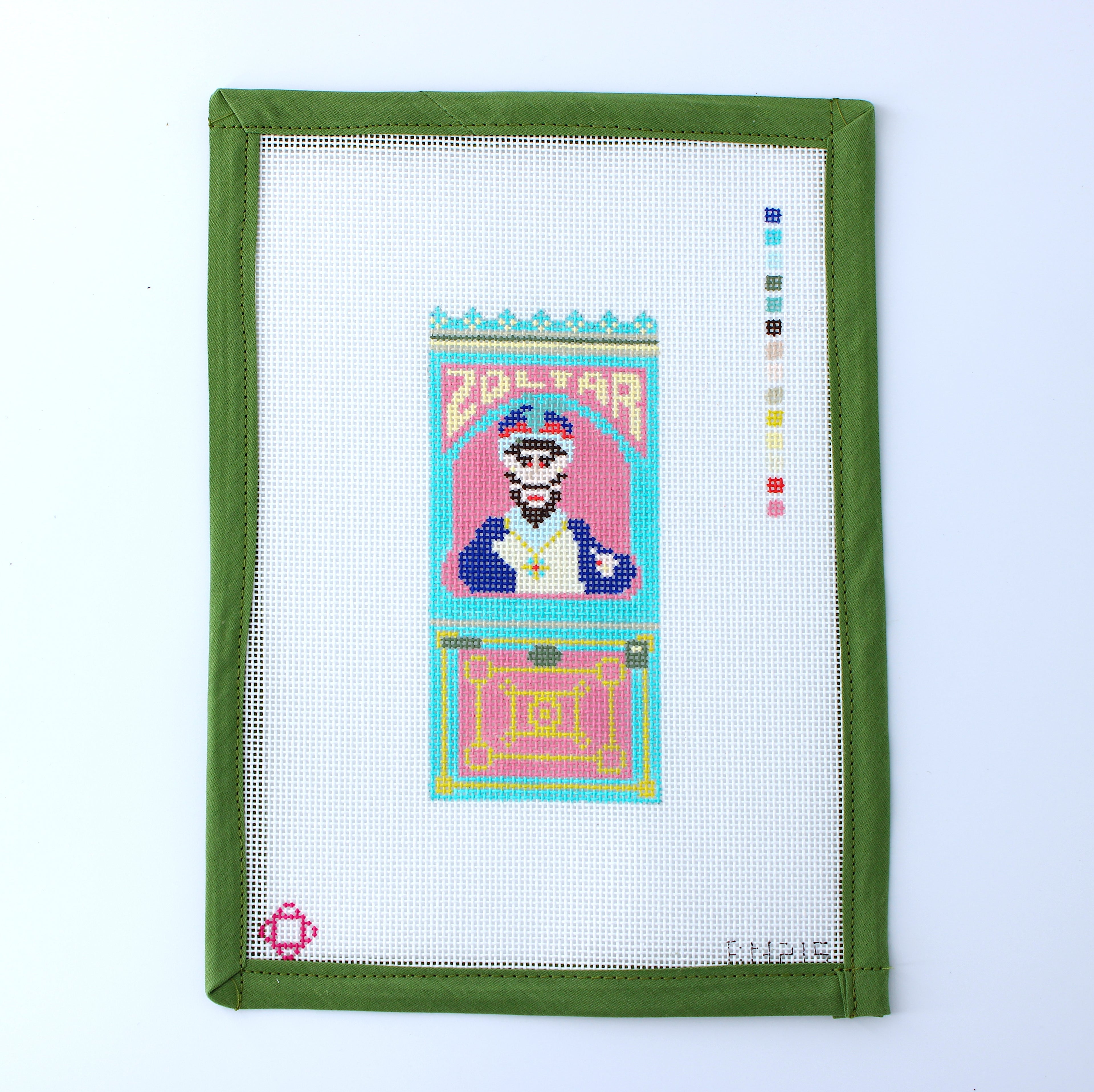 Zoltar Booth Ornament Needlepoint Canvas