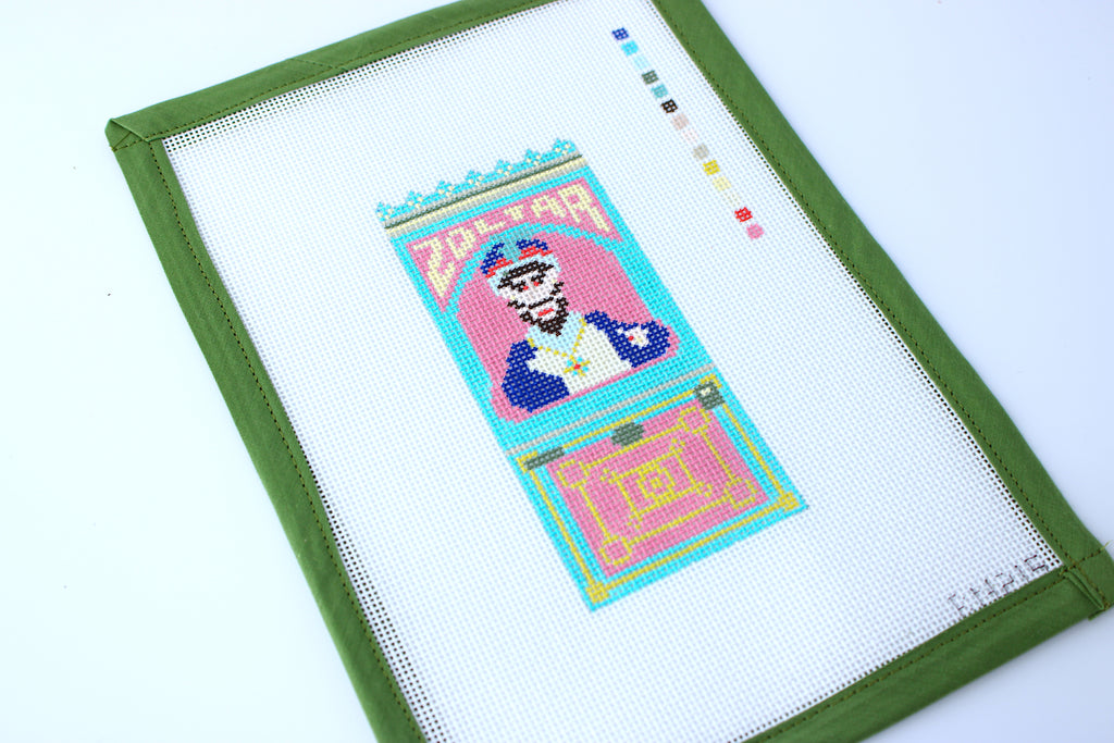 Zoltar Booth Ornament Needlepoint Canvas