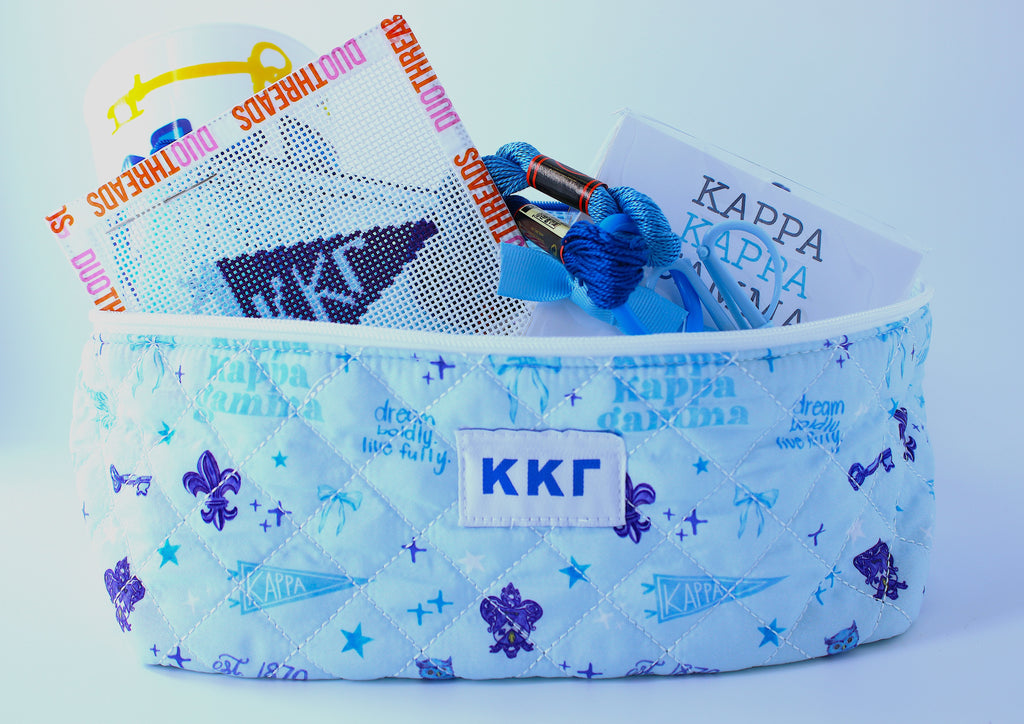 Sorority Needlepoint Bid Box (Kappa)