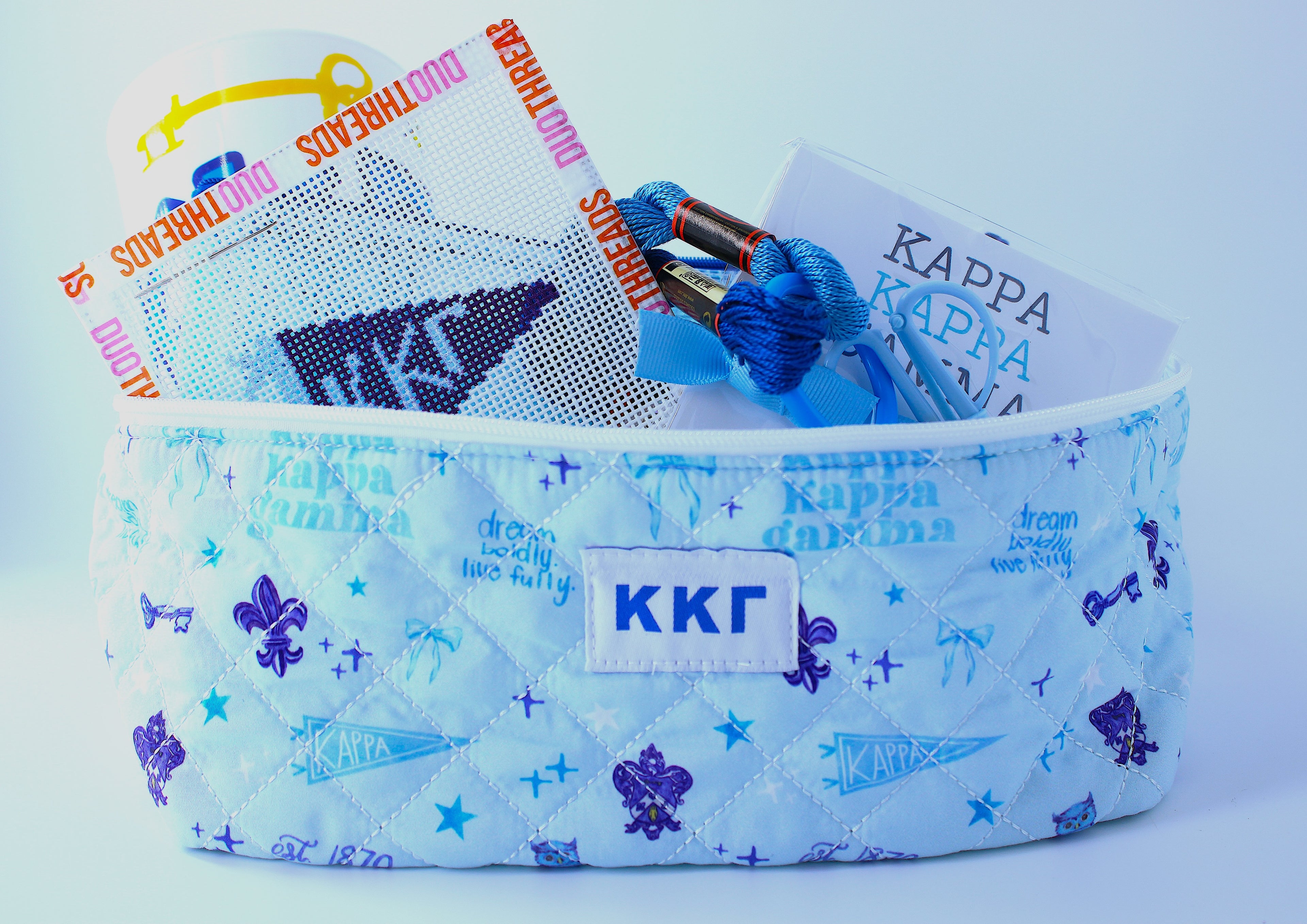 Sorority Needlepoint Bid Box (Kappa)