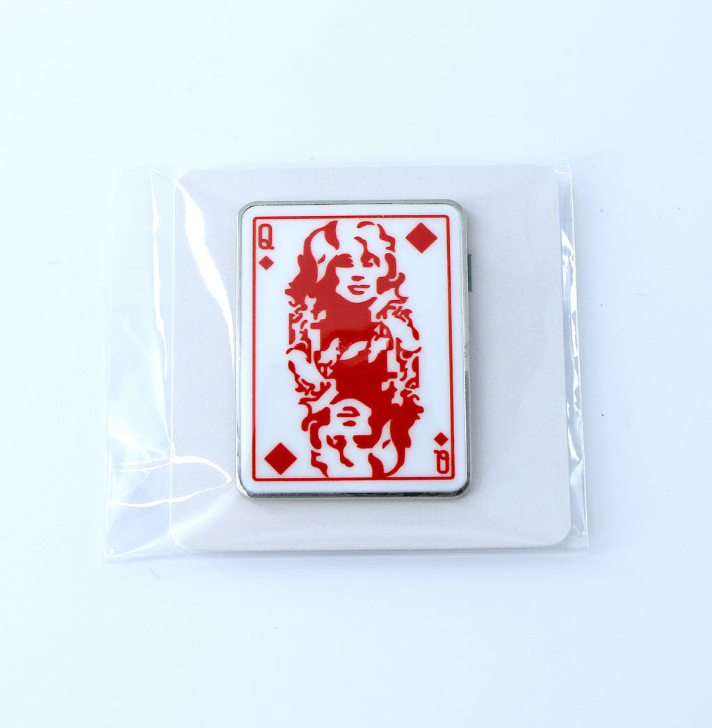 Dolly Playing Card Needle Minder