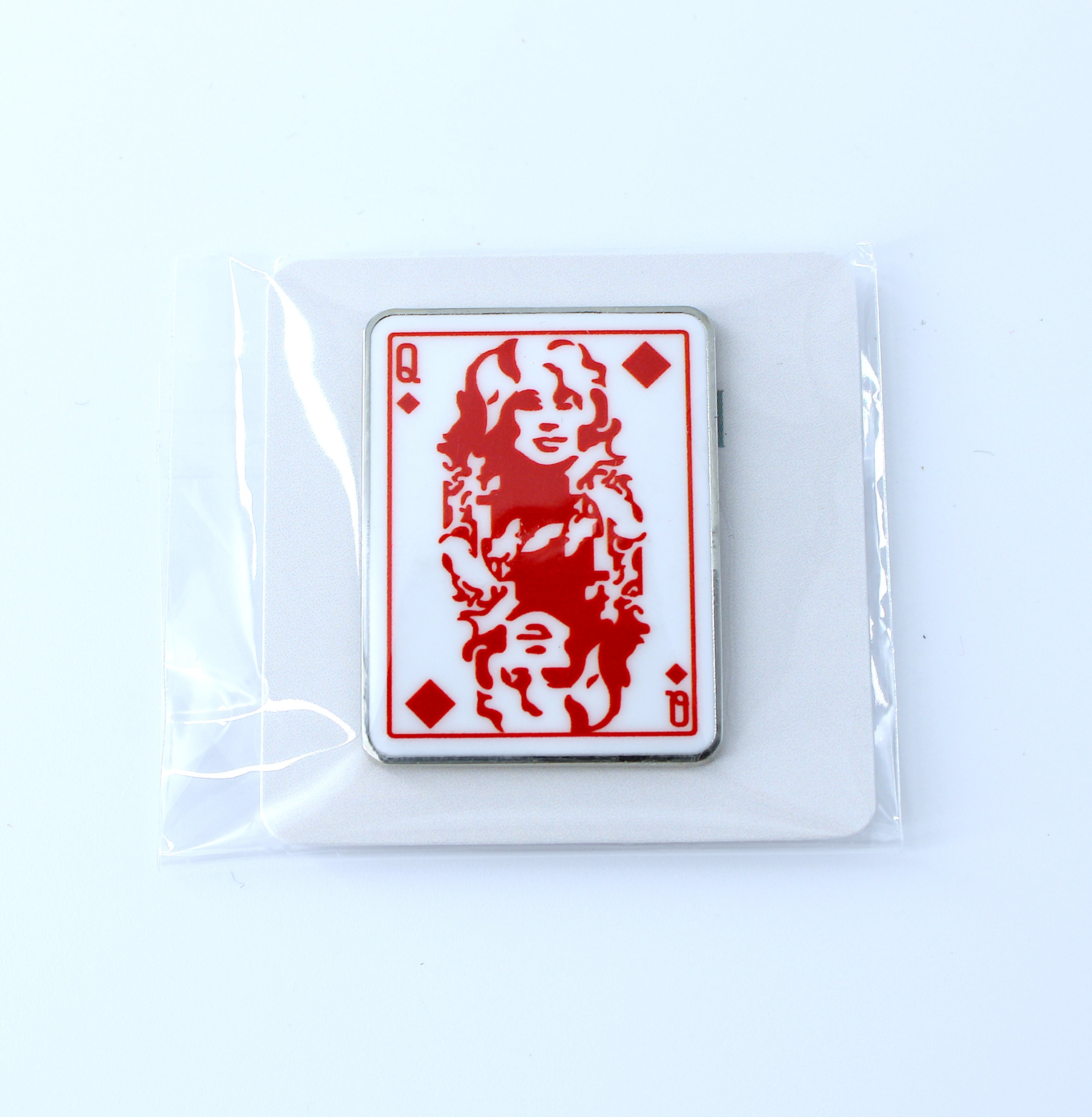 Dolly Playing Card Needle Minder